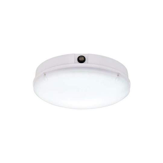 Saxby Forca Cct - Integrated led Outdoor Flush Light Gloss White, Opal IP65