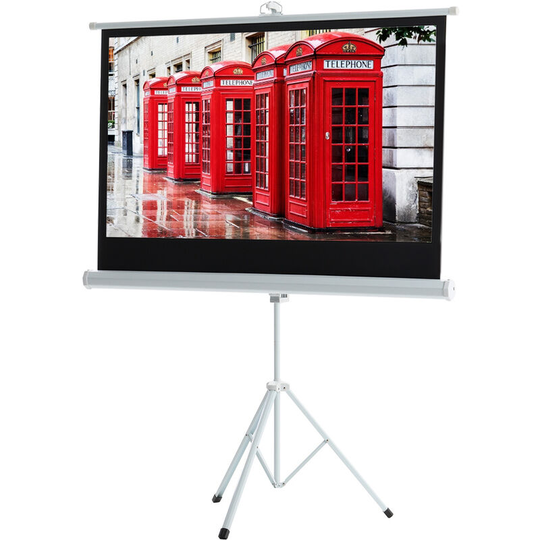 84 Inch Portable Projector Screen with Tripod Stand - Livingandhome