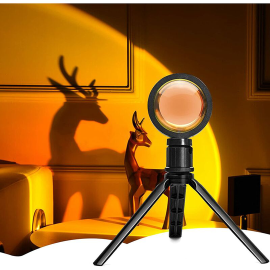 Betterlifegb - Sunset Lamp, sunset lamp with tripod - 360 ° rotation usb Light sunset, Sunset Projection Lamp led halo Lamp for decoration room