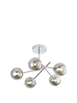 Spa Lindos 5 Light Semi-Flush Fitting