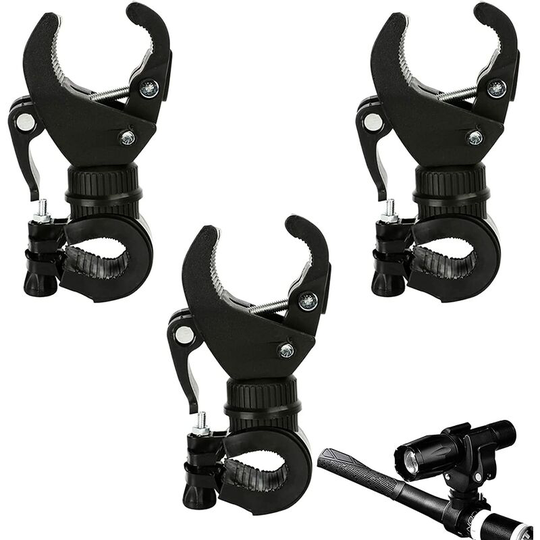 Aougo - Adjustable Bike Light Holder Bicycle Flashlight Bicycle Light Holder Bicycle Flashlight Holder Bicycle Light Holders Used for Bicycle Lights