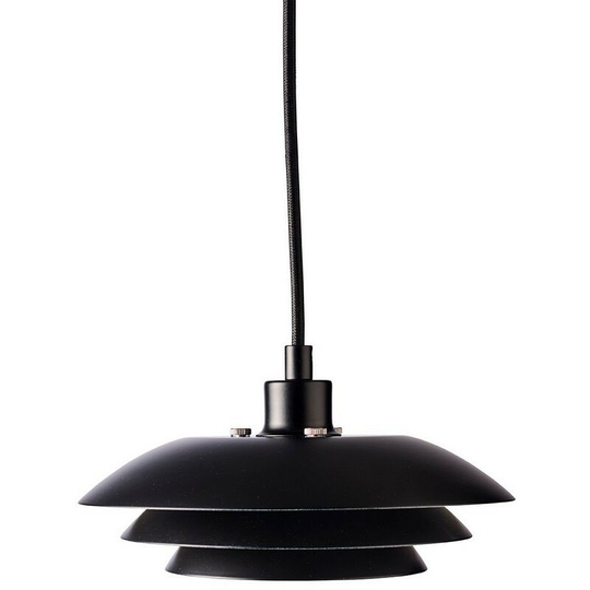 Dyberg Larsen Lighting - Dyberg Larsen Dome Pendant Ceiling Light Matt Black 20cm