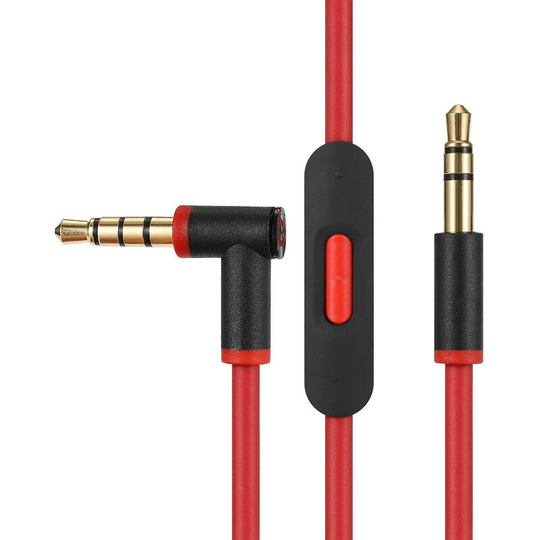 Thsinde - Replacement Audio Cable Cord Wire With In Line Microphone And Control For Beats By Dr Dre Headphones Solo Studio Pro Detox Wireless Mixr