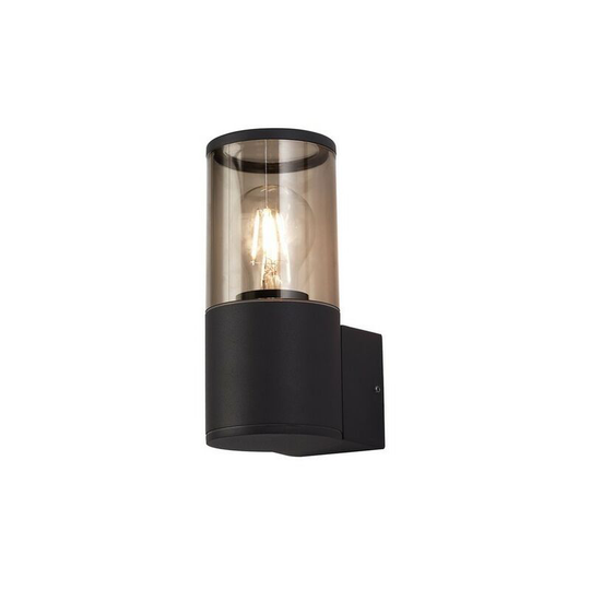 Luminosa Lighting - Wall Lamp 1 x E27, IP54, Anthracite, Smoked