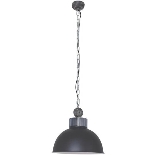 Sienna Dinko Dome Pendant Ceiling Lights Black Matt, Metal