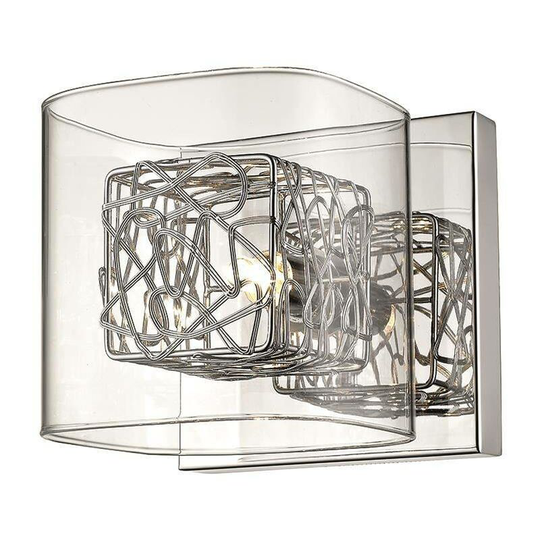 Nottingham 1-Light Chrome Wall Light