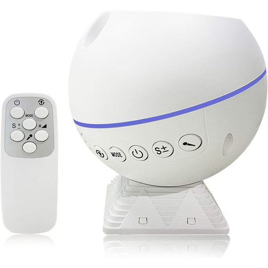 Qersta - Star Sky Projector, Star Projection Night Light, led Galaxy Projector Nebula Starry Sky Cloud Moon with Remote Control, 10 Colorful Modes