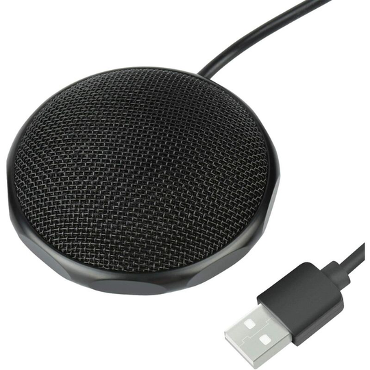 LarmTek usb Computer Conference Microphone - Compatible with Windows and Mac for Recording, Skype, Chat, M1, uk - Langray