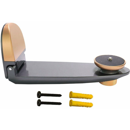 Bearsu - Projector Project Mount Bracket Universal Projector Projector Mount Bracket Aluminum Alloy Load Capacity 11.0Lbs, Gold - Gold