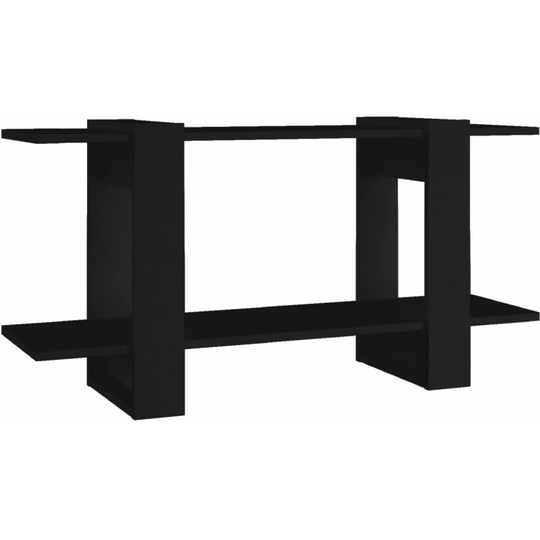 Book Cabinet Black 100x30x51 cm Engineered Wood Vidaxl Black