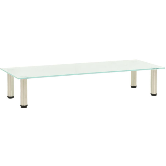 Asupermall - tv Stand Frosted 100x35x17 cm Tempered Glass