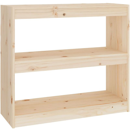 Book Cabinet/Room Divider 80x30x71.5 cm Solid Wood Pine Vidaxl Brown