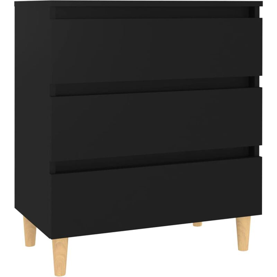 Sideboard Black 60x35x69 cm Engineered Wood Vidaxl Black