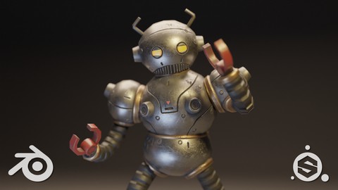 Retro Robot: 3D Game Art from Concept to Render