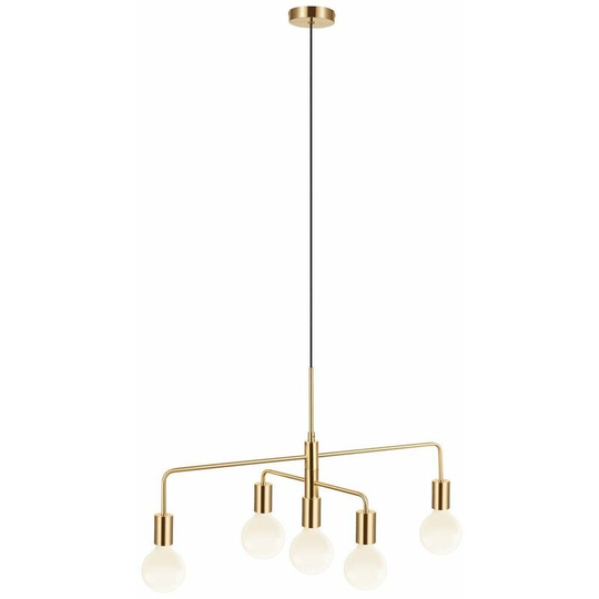 Nordlux Gloom Multi Arm Pendant Ceiling Light Brass, E27