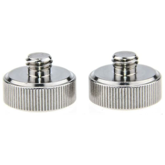 5/8' Male to 1/4' Female Tripod Thread Adapter for Tripod Monopod Camera Head (2pcs)
