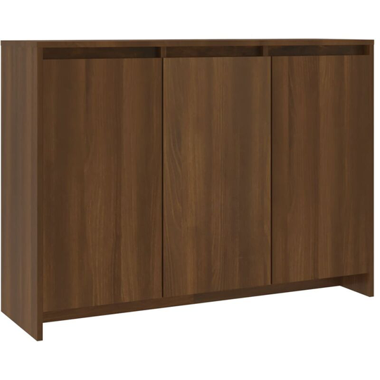 Sideboard Brown Oak 102x33x75 cm Engineered Wood vidaXL - Brown