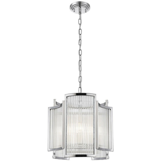 Zumaline Lighting - Zumaline Sergio Pendant Ceiling Light, Chrome, 3x E14