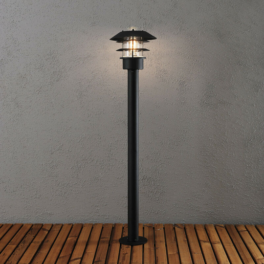 Konstsmide Lighting - Konstsmide Modena Outdoor Modern Bollard Light Black, IP23