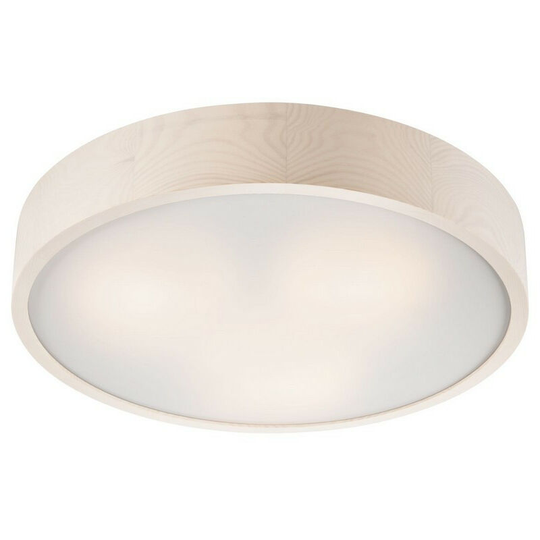 Round Cylindrical Ceiling Light White, 3x E27