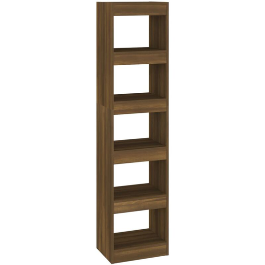 Book Cabinet/Room Divider Brown Oak 40x30x166 cm Vidaxl Brown