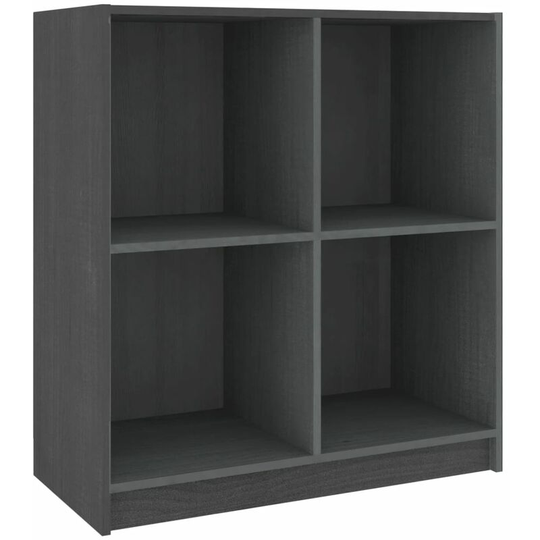 Sideboard Grey 70x33x76 cm Solid Pinewood Vidaxl Grey
