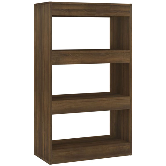 Book Cabinet/Room Divider Brown Oak 60x30x103 cm Engineered Wood Vidaxl Brown