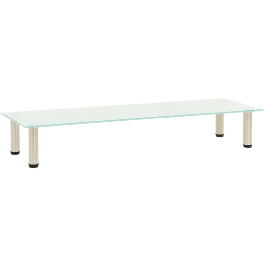 TV Stand Frosted 120x35x17 cm Tempered Glass