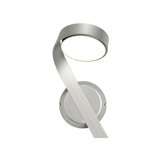 Wall Lamp Left Switched, 1 x 10W led, 3000K, 800lm, Silver, Polished Chrome - Luminosa Lighting