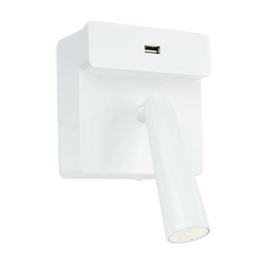 Leds-c4 Lighting - Leds-C4 Gamma - led Wall Reading usb Light White 175lm 2700K