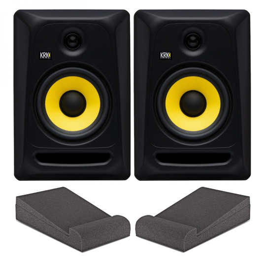 KRK RP7 Classic 7" Studio Monitors Pair with Isolation Pads