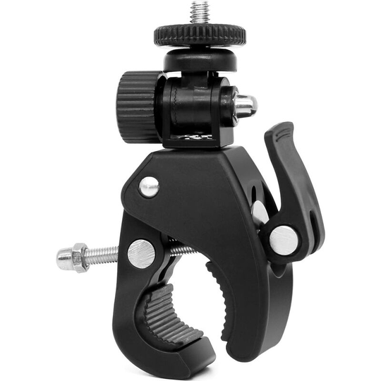 Camera Super Clamp Quick Release Pipe Bar Clamp Pipe Bike Clamp with 1/4'-20 Threaded Head for Gopro iPhone Light Camera Mic Monitor, Work on Music