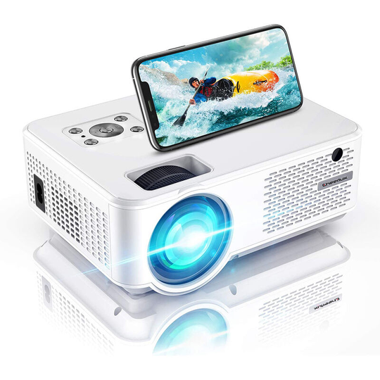 Benobby Kids - 1080P Full hd Projector Supported, Overhead Projector With Bag Projector, 2800Lumen Mini Projector, White Video Projector