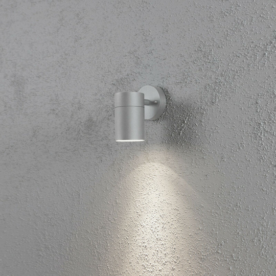 Konstsmide Lighting - Konstsmide Modena Outdoor Modern Big Down Wall Light Grey, IP44