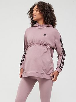 Adidas Maternity Hoodie - Light Red