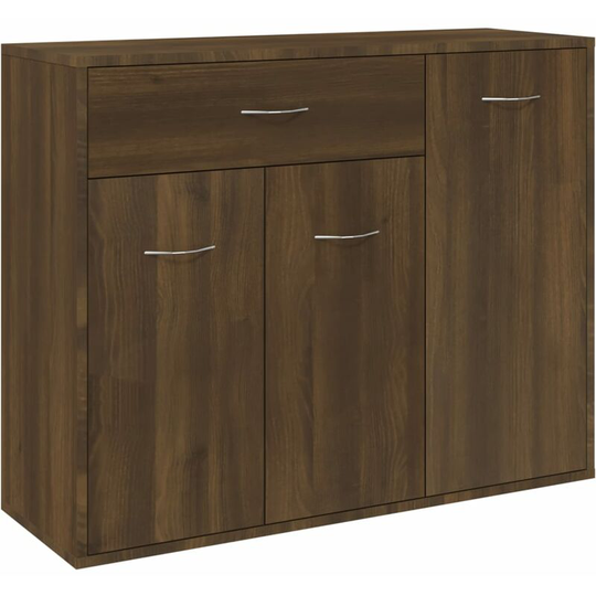 Sideboard Brown Oak 88x30x70 cm Engineered Wood vidaXL - Brown