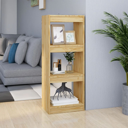 Asupermall - Book Cabinet/Room Divider 40x30x103.5 cm Solid Pinewood