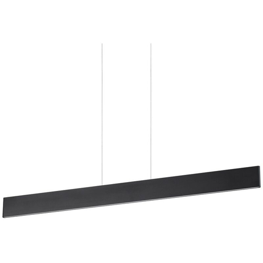 Ideal Lux desk - Integrated led Linear Ceiling Pendant Lamp 1 Light Black 3000K