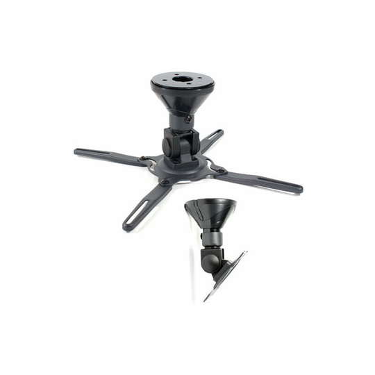 Black Universal Projector Ceiling Mount Bracket Swivel Tilting Hanging Holder
