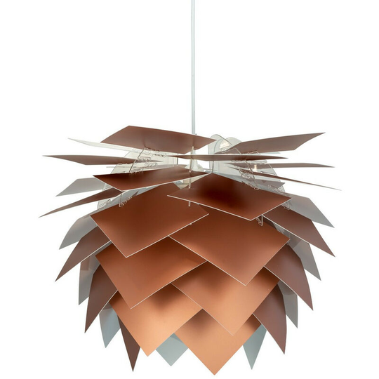 Dyberg Larsen Illumin Copper Look Pendant Ceiling Light 45cm