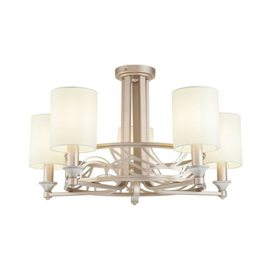 Vittoria Chandelier Cream with Gold, 5 Light, E14