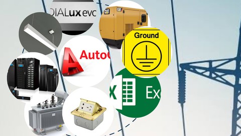 Electrical Power Distribution With, AutoCAD, Excel, DIALUX EVO