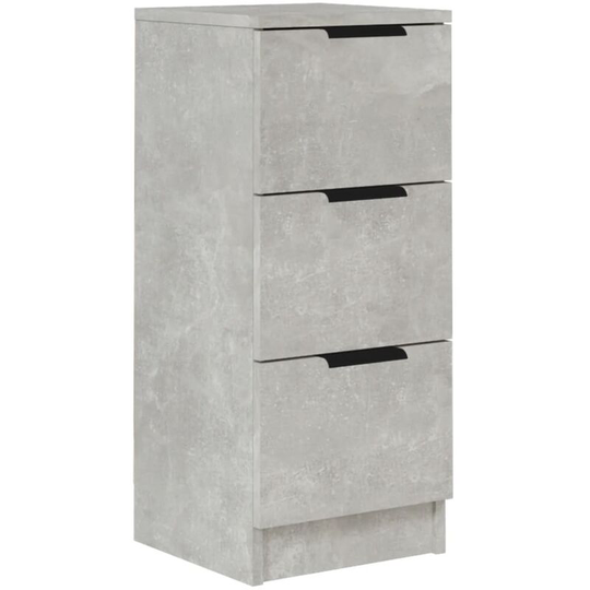 Sideboard Concrete Grey 30x30x70 cm Engineered Wood vidaXL - Grey