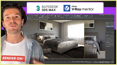 3ds Max + V-Ray FULL Photorealistic 3D Rendering Masterclass