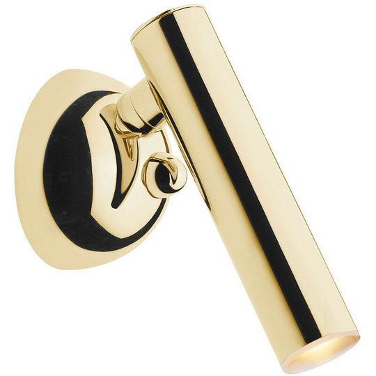 Zumaline Loya Integrated led Reading Light, French Gold, 3000K, 450Lm
