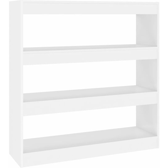 Book Cabinet/Room Divider White 100x30x103 cm Vidaxl White