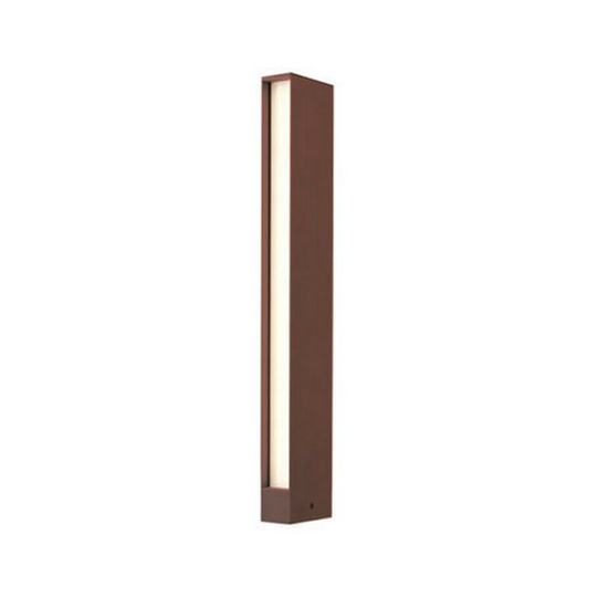 Larissa Miziya LED Post Pillar Bollard Light 12W Aluminium 3000K Rusty IP65