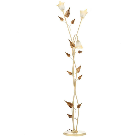 Onli Lighting - Onli Vanda 3 Light Multi Arm Floor Lamp, Ivory