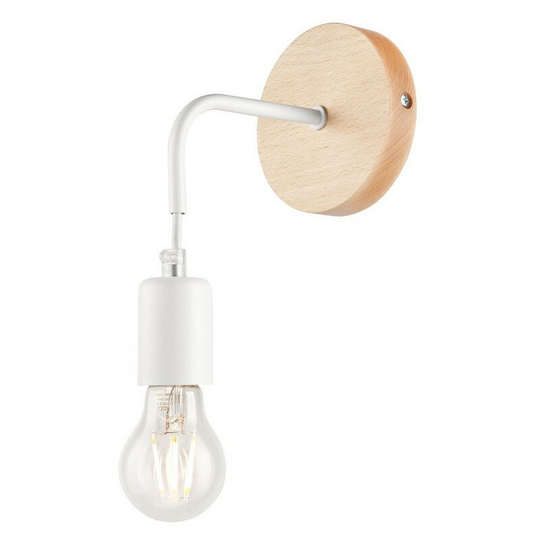 Orazio Industrial Wall Light White, 1x E27