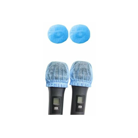 Splashproof and dustproof non-woven fabric disposable microphone covers,Pack of 400